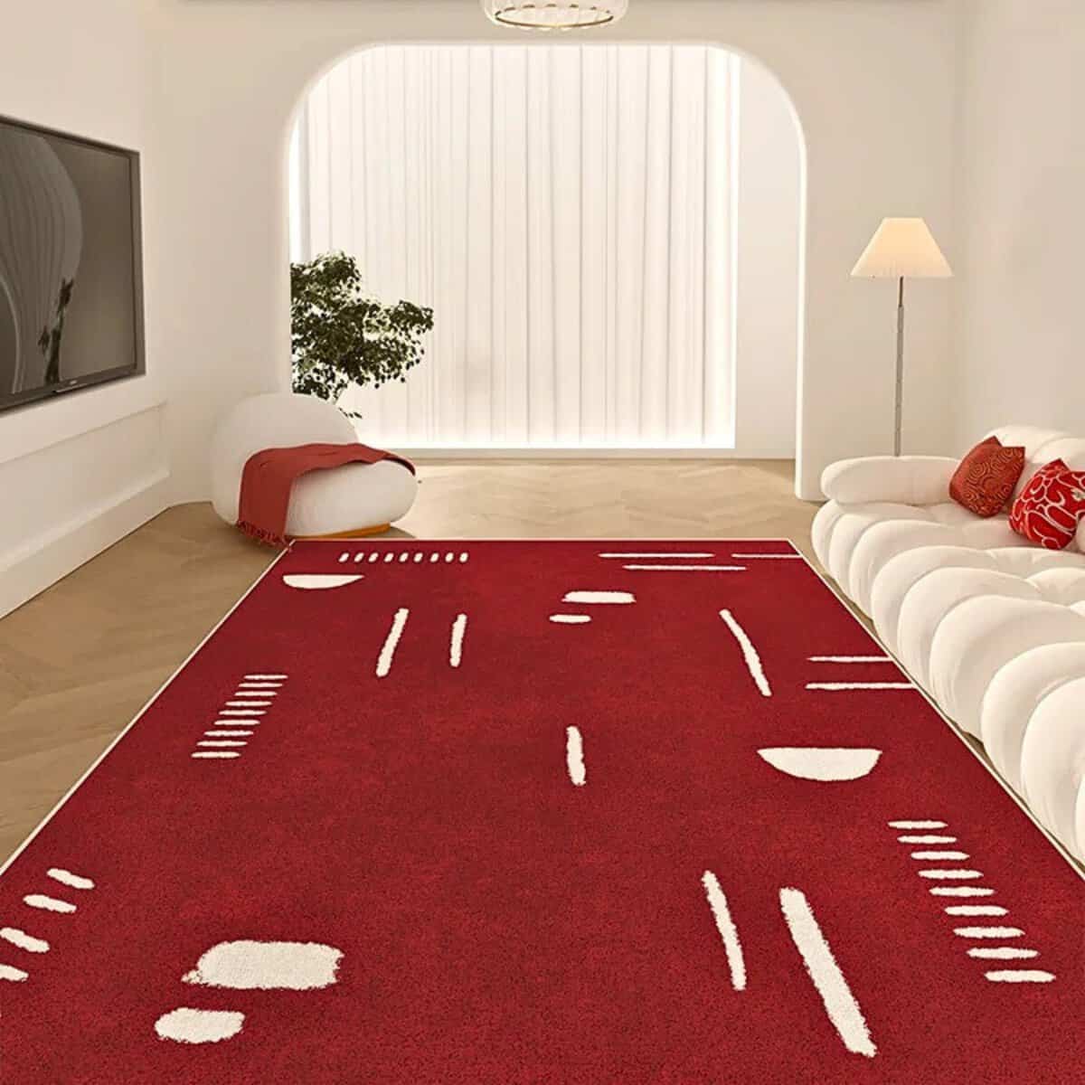 Tapis rouge à motifs Tapis rouge à motifs